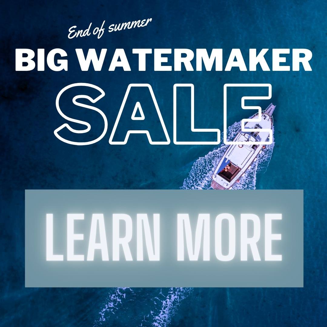 Check our Solarmaax marine watermaker sale!