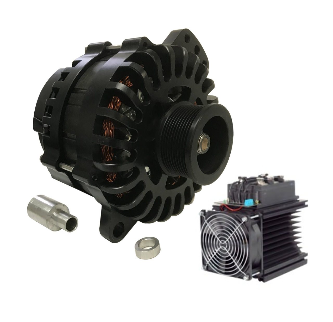 GenMaax Foot Mount, 24 Volt, 165A Alternator and Remote Rectified